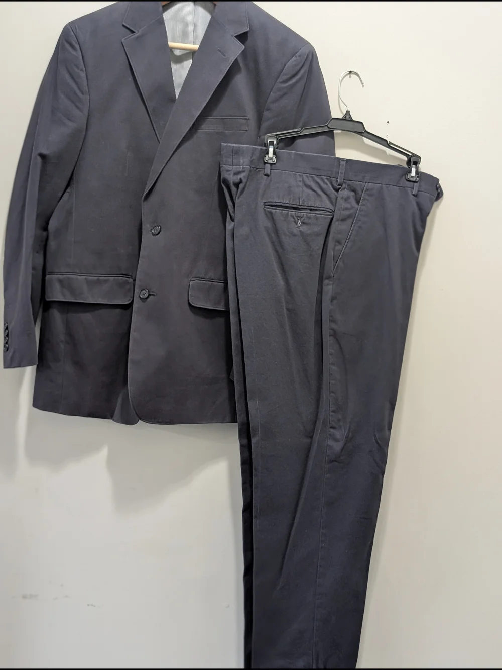 Men's Classic Navy Dress Pants - Tailored Fit